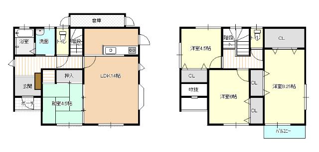 永昌町　売家 間取り図画像