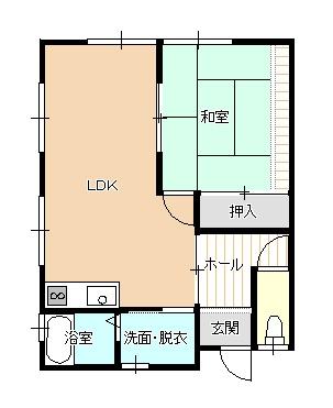 大村市諏訪一丁目　売アパート 間取り図画像