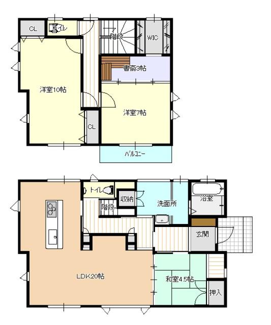 大さこ町　売家 間取り図画像