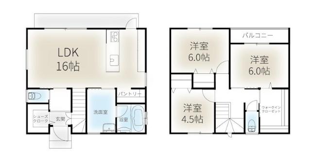 大村市沖田町　分譲住宅　４号棟 間取り図画像