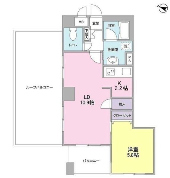 ボヌール都立大学参番館 間取り図画像