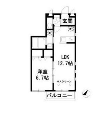 サニー平町 間取り図画像