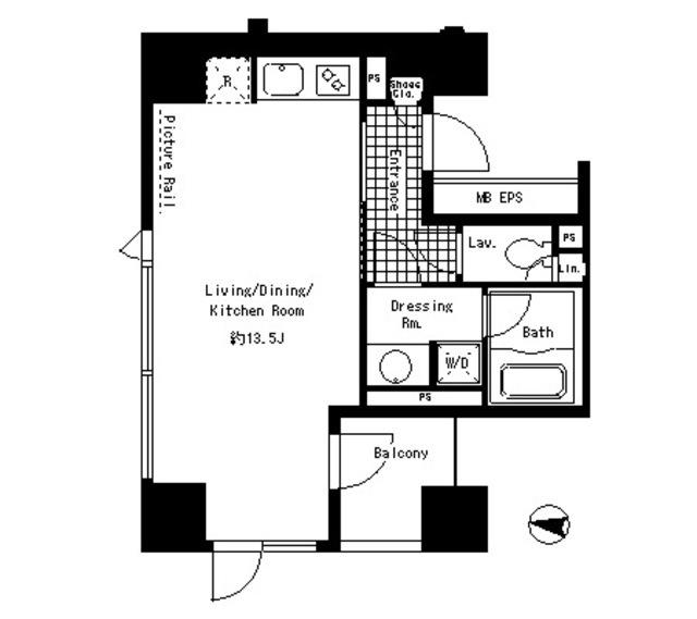 パークアクシス渋谷神南（103） 間取り図画像