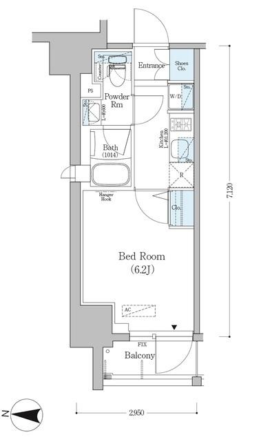 アーバネックス南品川（701） 間取り図画像