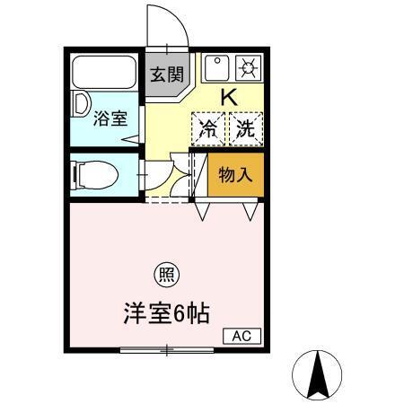 パルフラット（102） 間取り図画像