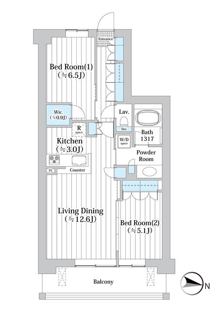 アビティグランデ砧　（Ｃ棟）（214） 間取り図画像