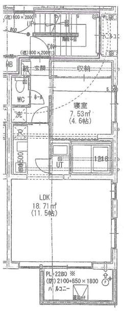  間取り図写真