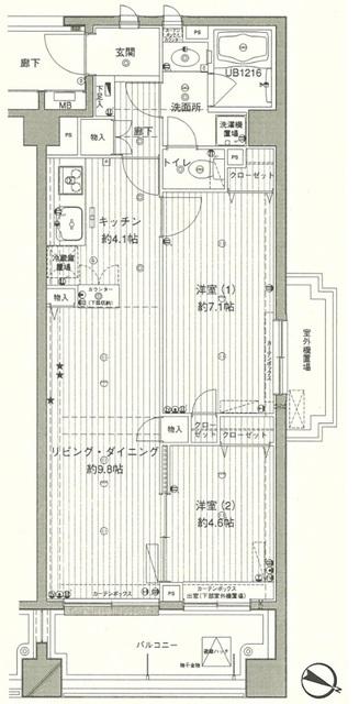  間取り図写真