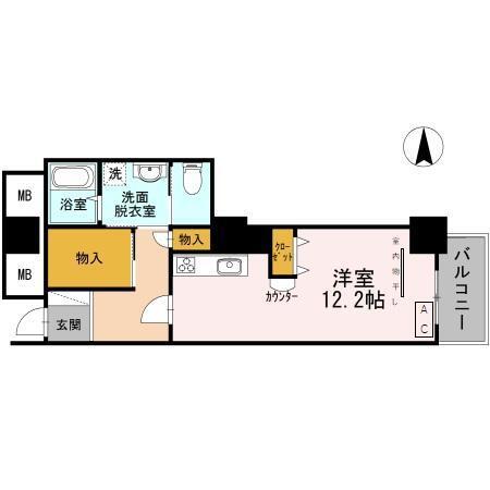 品川シーサイドビュータワー　Ⅱ（1207） 間取り図画像