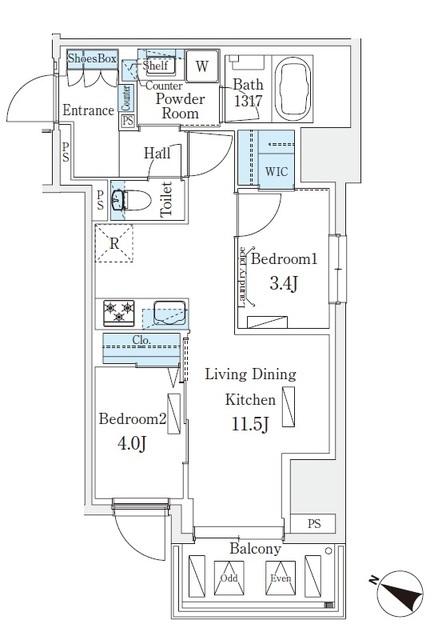 Ｕｒｂａｎ　Ｂｒｅｅｚｅ　恵比寿（303） 間取り図画像