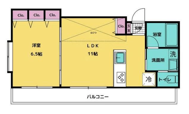 ＧＡキューブ・ひかり 間取り図画像