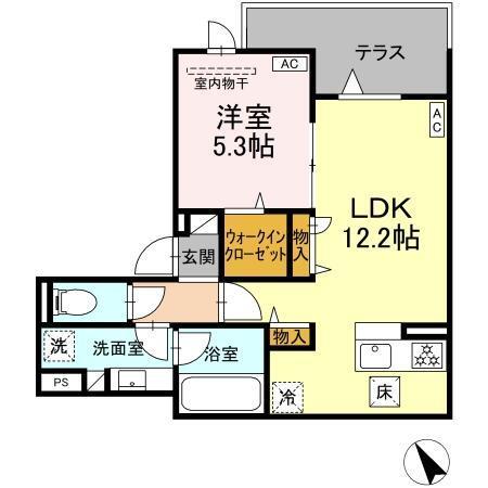 Asset-Court世田谷船橋（102） 間取り図画像