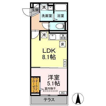 ネオアイリス大森（103） 間取り図画像