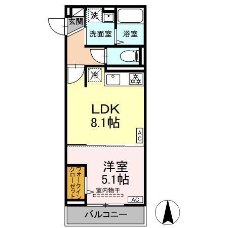 ネオアイリス大森（303） 間取り図画像
