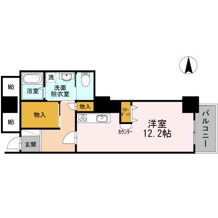 品川シーサイドビュータワー　Ⅱ（1507） 間取り図画像