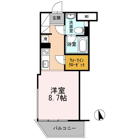 カスタリア目黒長者丸（0401） 間取り図画像