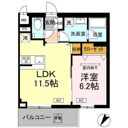 ロイジェント中目黒（0305） 間取り図画像