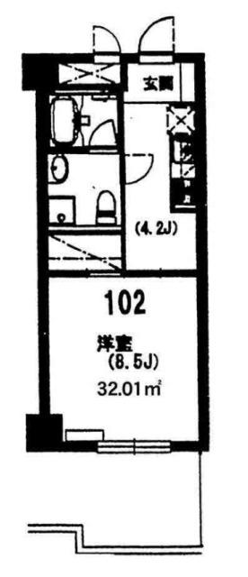 コリーヌ宮前公園 間取り図画像
