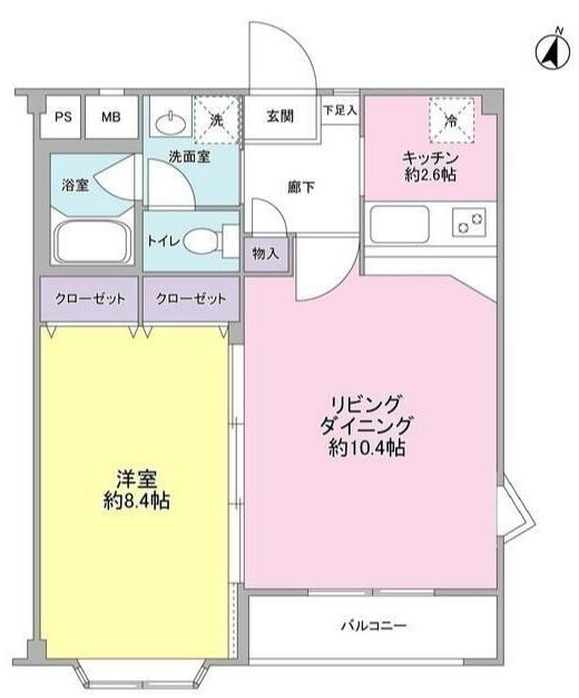 ガーデンハウス目黒 間取り図画像