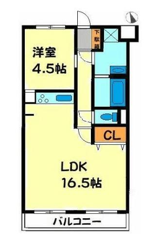 綴マンション 間取り図画像