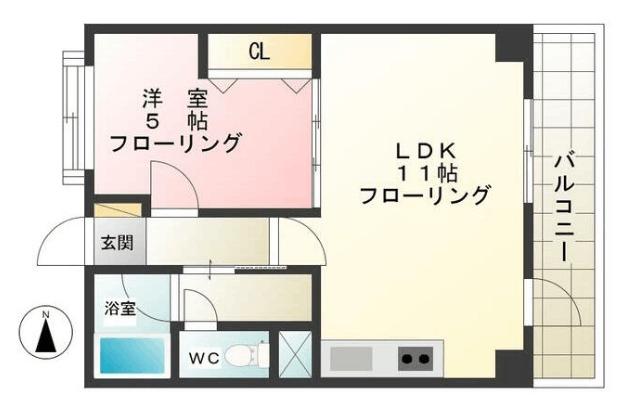 コスモ目黒パルティエ 間取り図画像