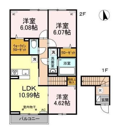 ストーク成城　Ⅰ（202） 間取り図画像