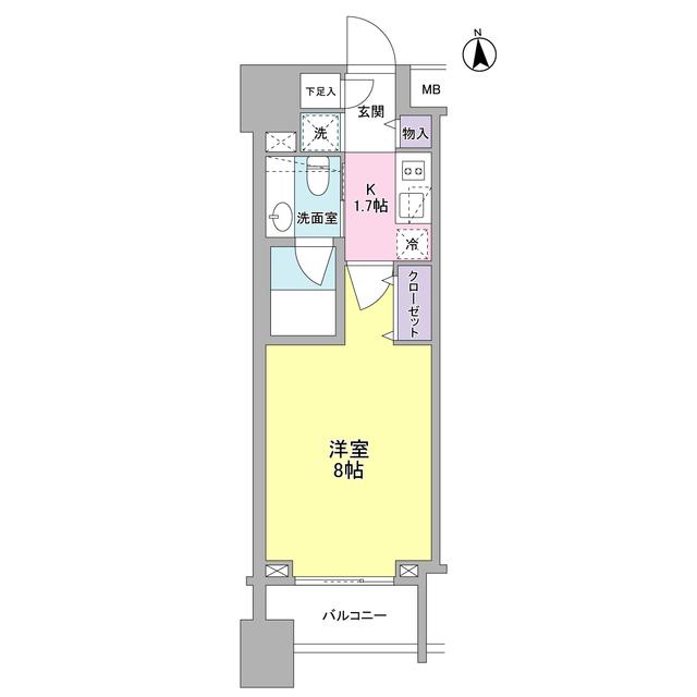 パークフラッツ中目黒（0305） 間取り図画像