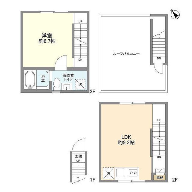 スタイリオフィット武蔵小山（211） 間取り図画像
