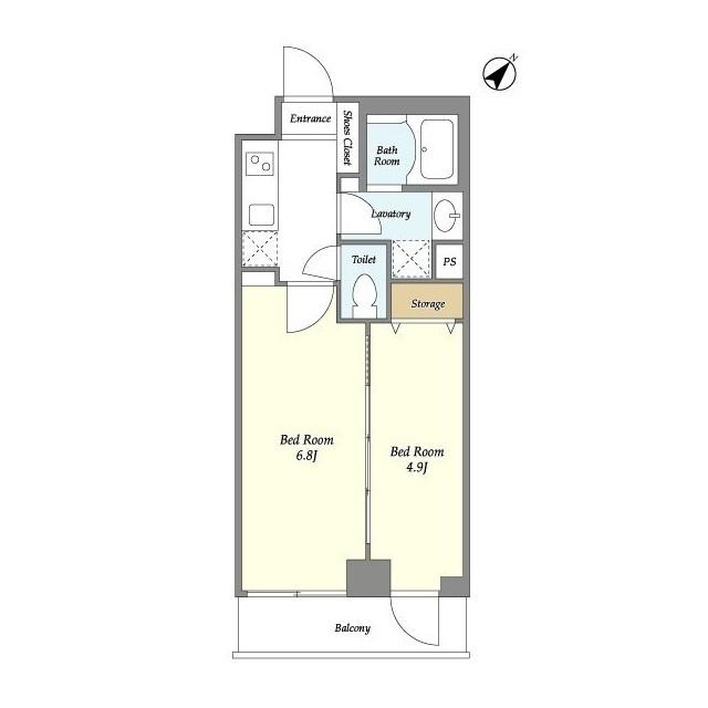 ミュプレ渋谷（406） 間取り図画像