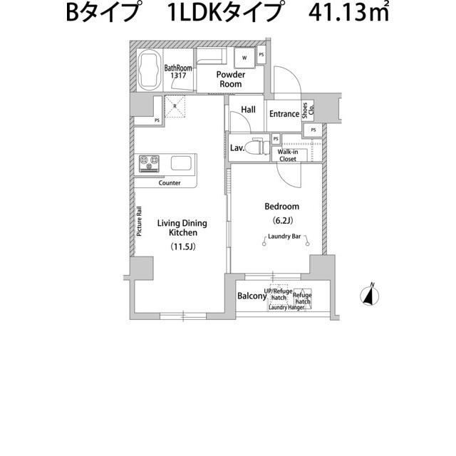 Ｈｏｕｓｅ　Ａｖｅｎｕｅ　柿の木坂（0202） 間取り図画像