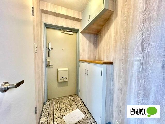 目黒区柿の木坂マンション 玄関