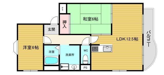 エスポアール西宮北口Ⅰ 間取り図画像