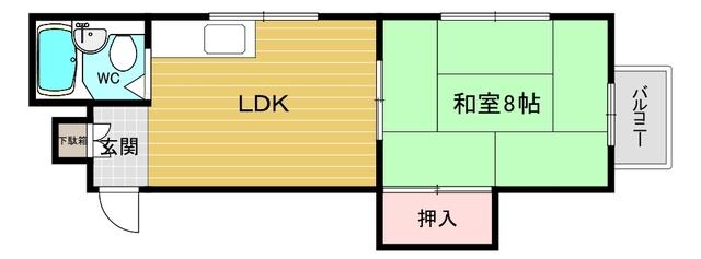サニーハウス 間取り図画像