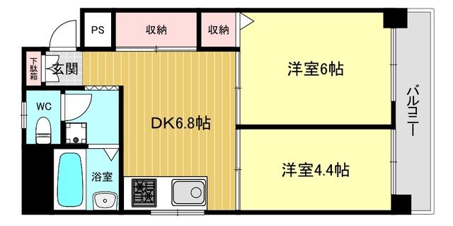 ハイコート甲子園 間取り図画像