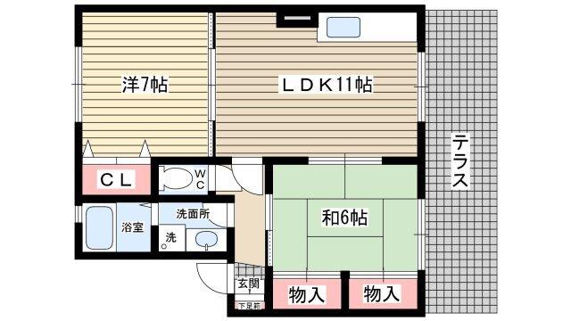グレース能登 間取り図画像