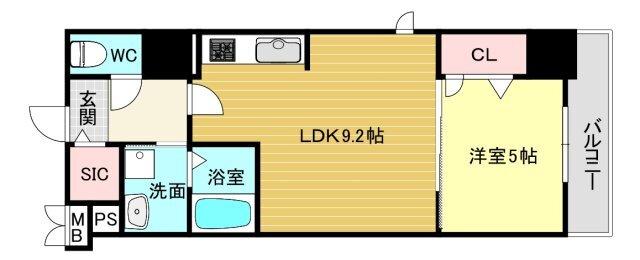 フレンシア西宮北口 間取り図画像