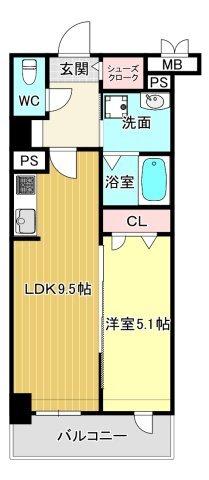 フレンシア西宮北口 間取り図画像