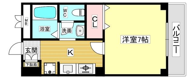 リブレメゾン甲東園エスト 間取り図画像