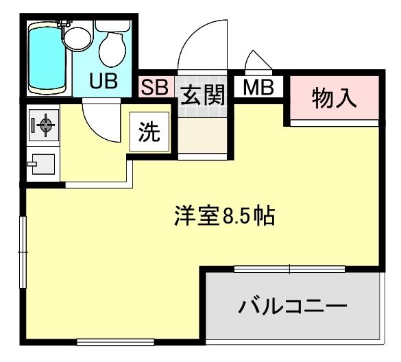 レジデンシア甲子園口 間取り図画像