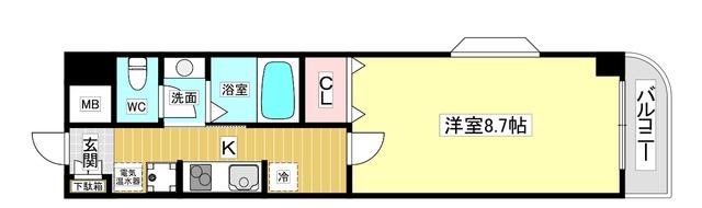 パセオ西宮・北口町 間取り図画像