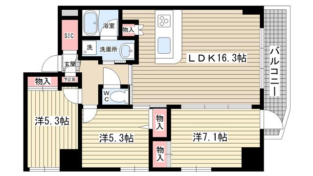 間取図(平面図)