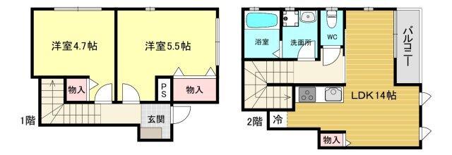 セレッソバージェ 間取り図画像