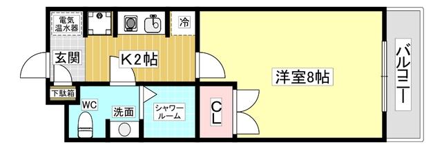 コンセール愛宕山 間取り図画像