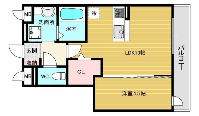 シャンドリエ 間取り図画像