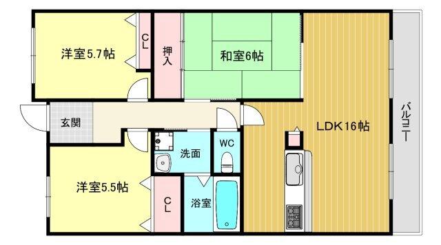 間取図(平面図)