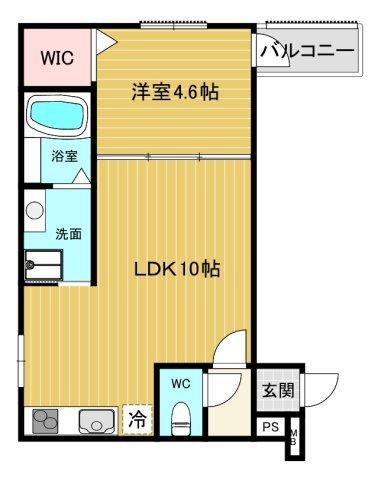 フジパレス甲東園Ⅱ番館 間取り図画像