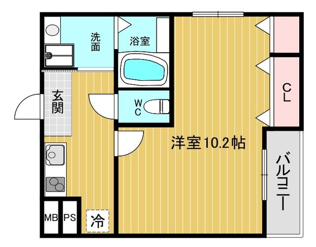 フジパレス甲東園Ⅱ番館 間取り図画像
