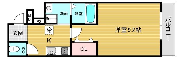 フジパレス西宮甲東園Ⅰ番館 間取り図画像