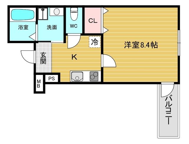フジパレス西宮甲東園Ⅰ番館 間取り図画像