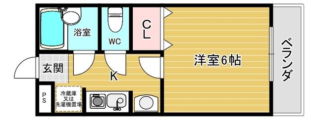 ステラハウス４−１０００ 間取り図画像